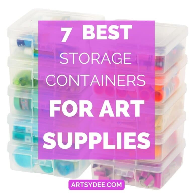 best storage containers for art supplies