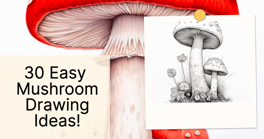 30+ Easy Mushroom Drawing Ideas For Your Sketchbook - Artsydee ...