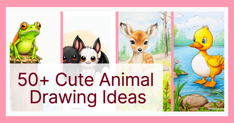 cute animal drawings