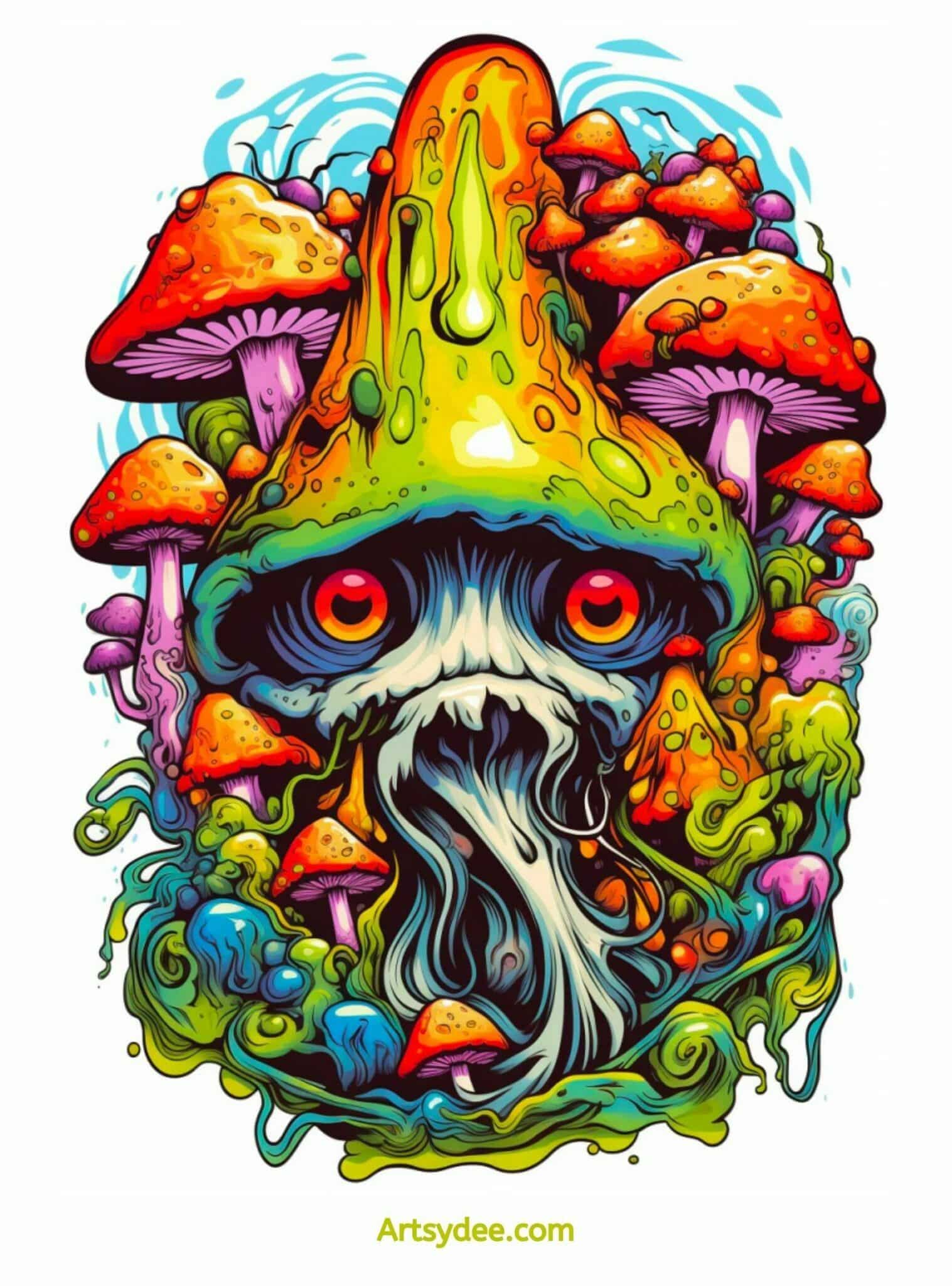 30+ Easy Mushroom Drawing Ideas For Your Sketchbook Artsydee