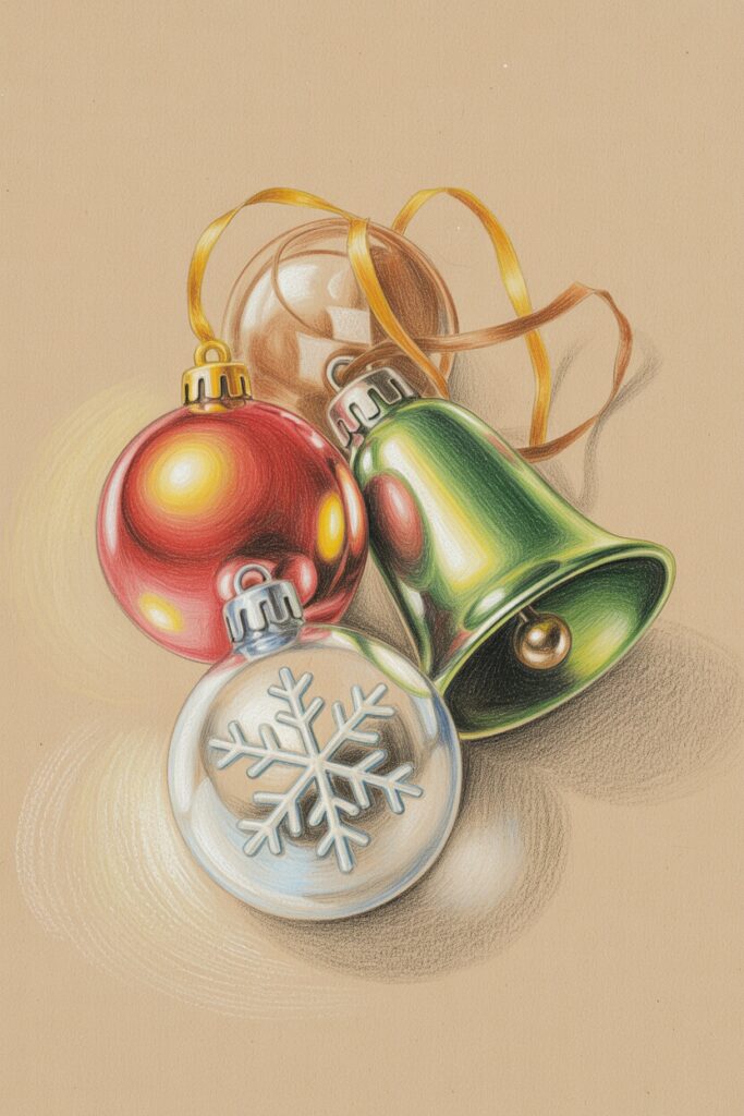 christmas drawing idea 1