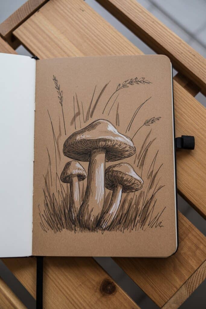 mushroom drawing ideas Artsydee