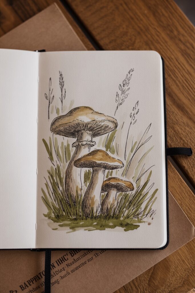 mushroom drawing ideas Artsydee