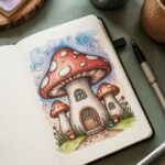 mushroom drawing ideas Artsydee