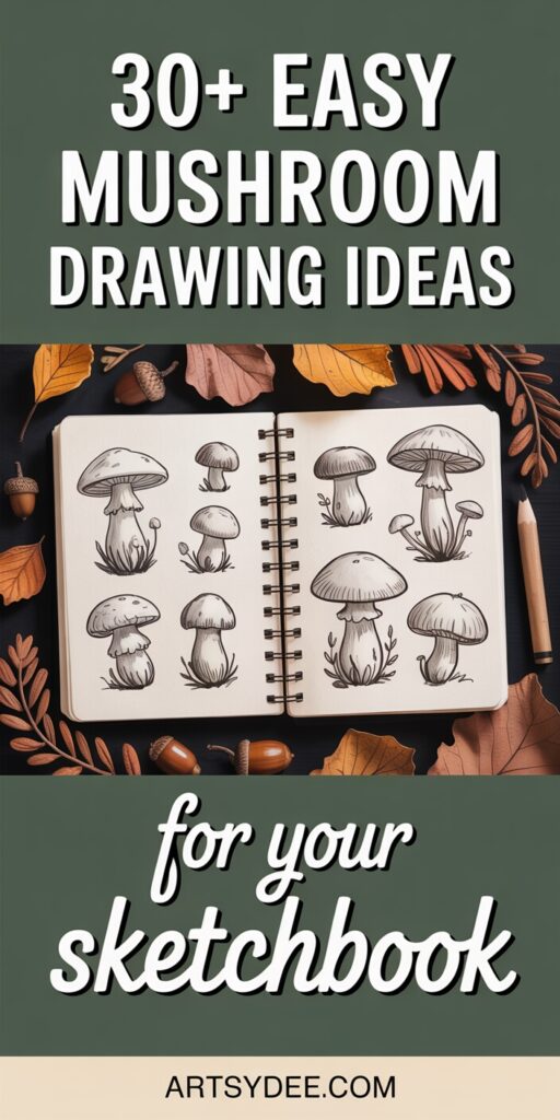 mushroom drawing ideas Artsydee