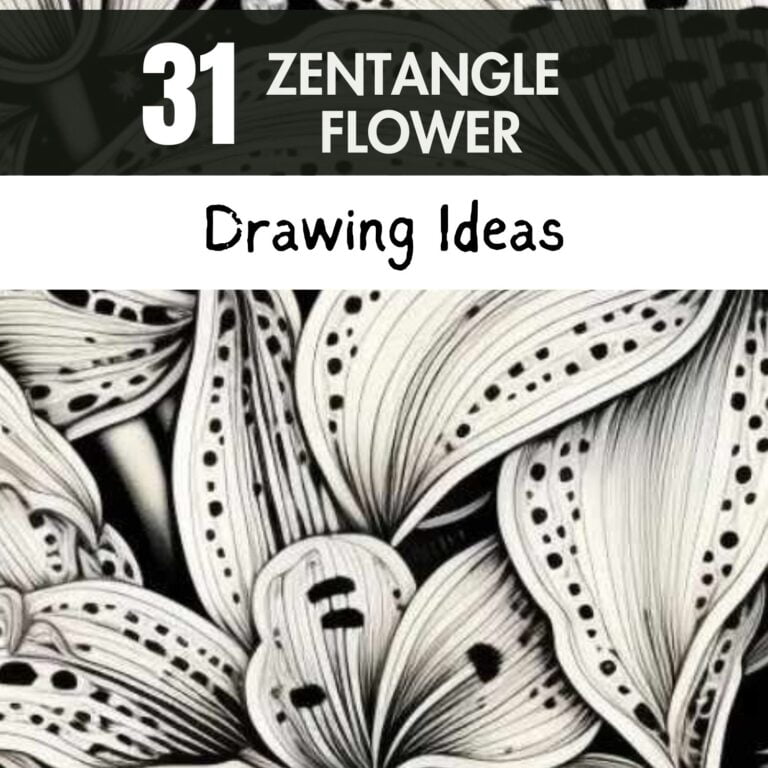zentangle flower pattern artsydee