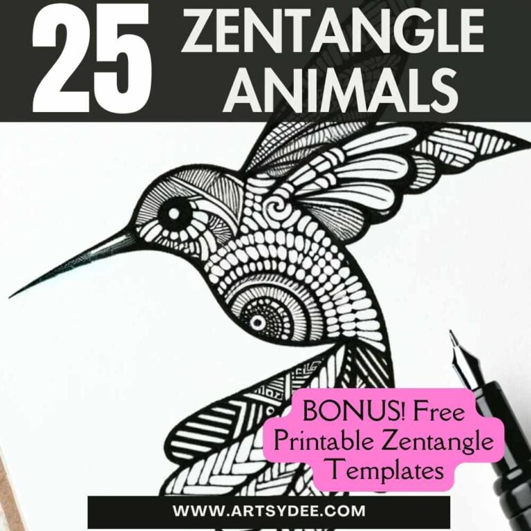 zentangle animals featured image