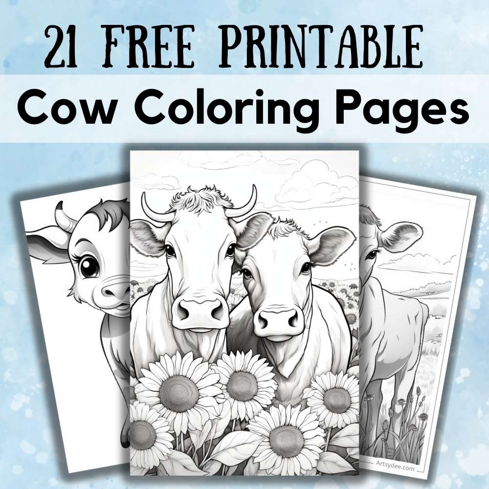 cow coloring pages
