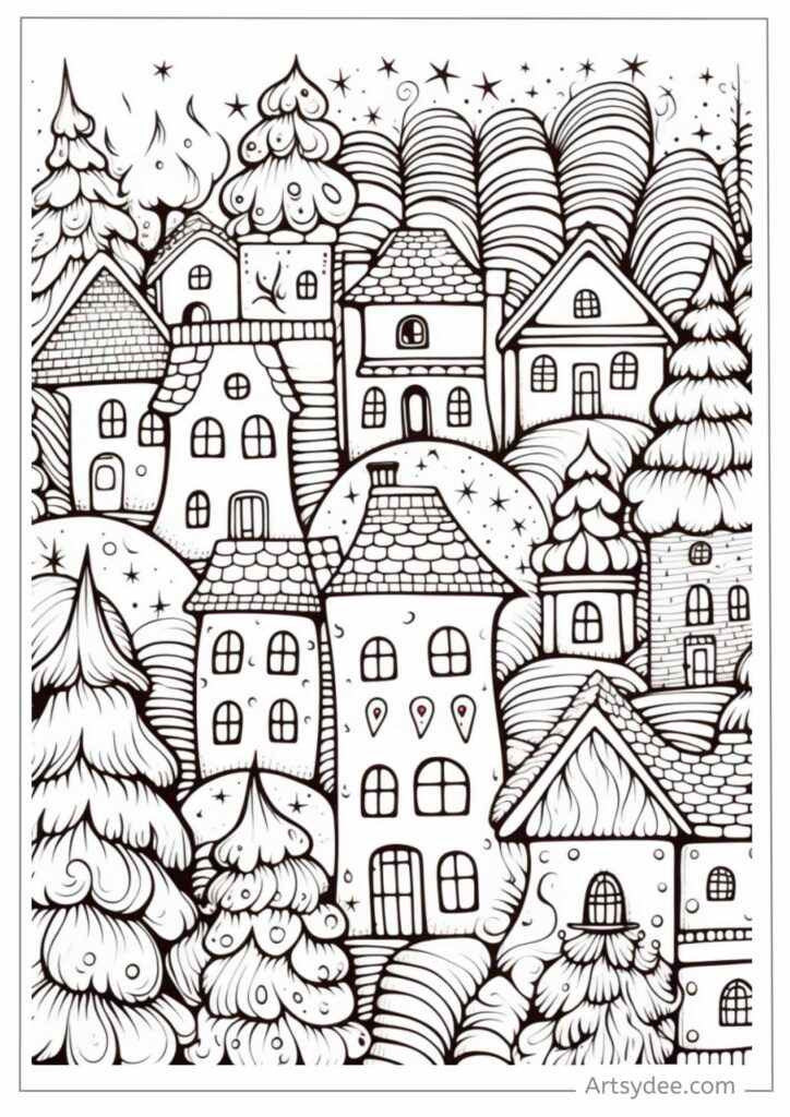 zentangle coloring page