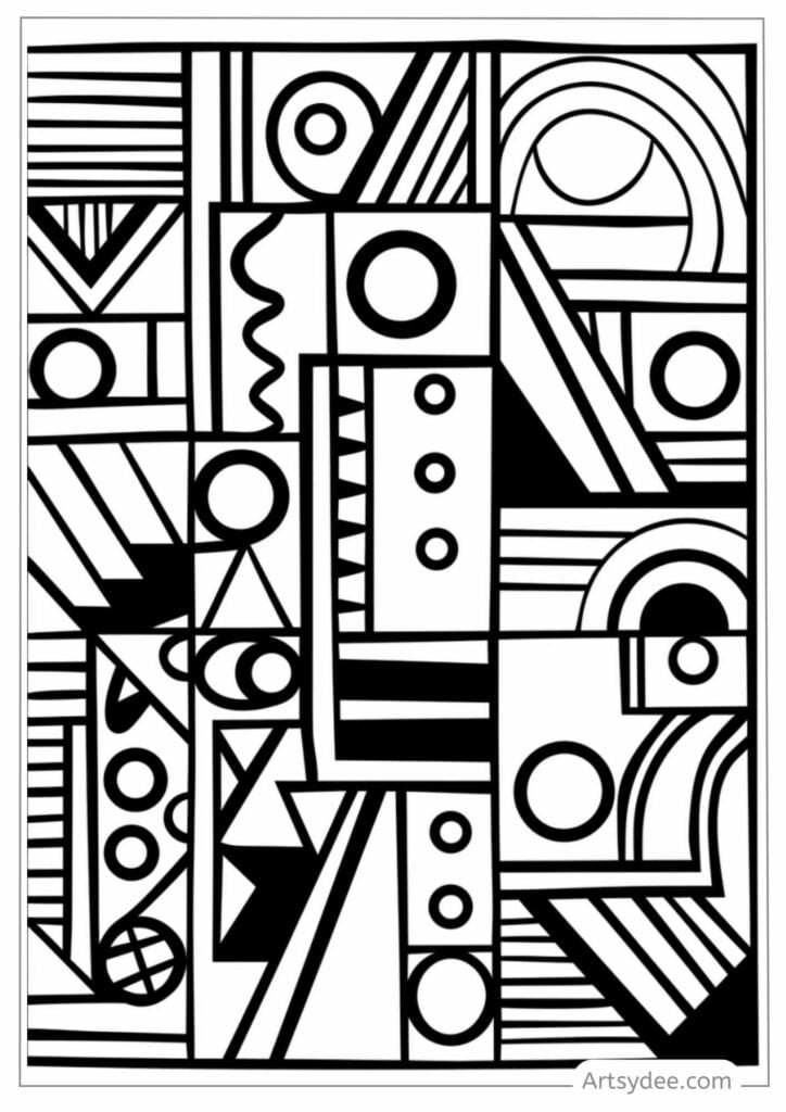 zendoodle coloring page for children