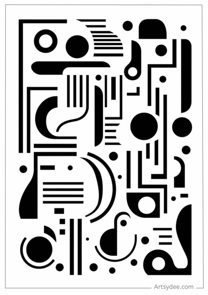 zendoodle coloring page for children
