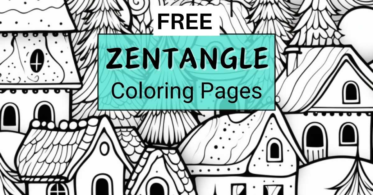 zentangle coloring pages