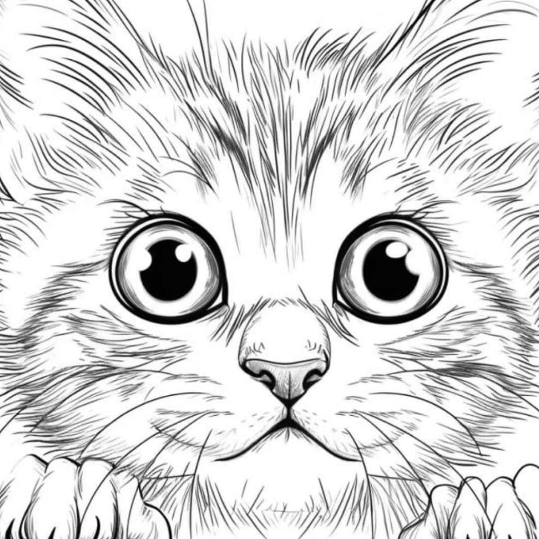 kitten coloring pages