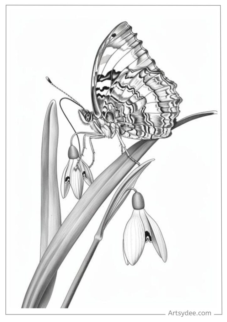 butterfly coloring pages