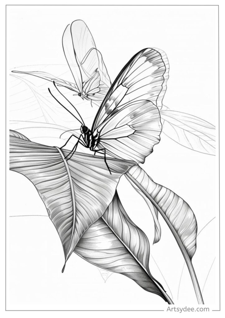 butterfly coloring pages