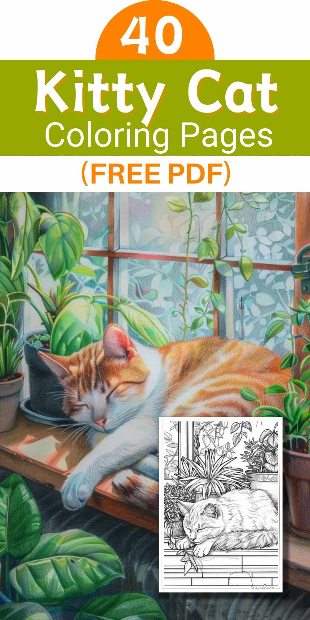 55+ Free Cat Coloring Pages for Kids & Adults (Printable PDF ...