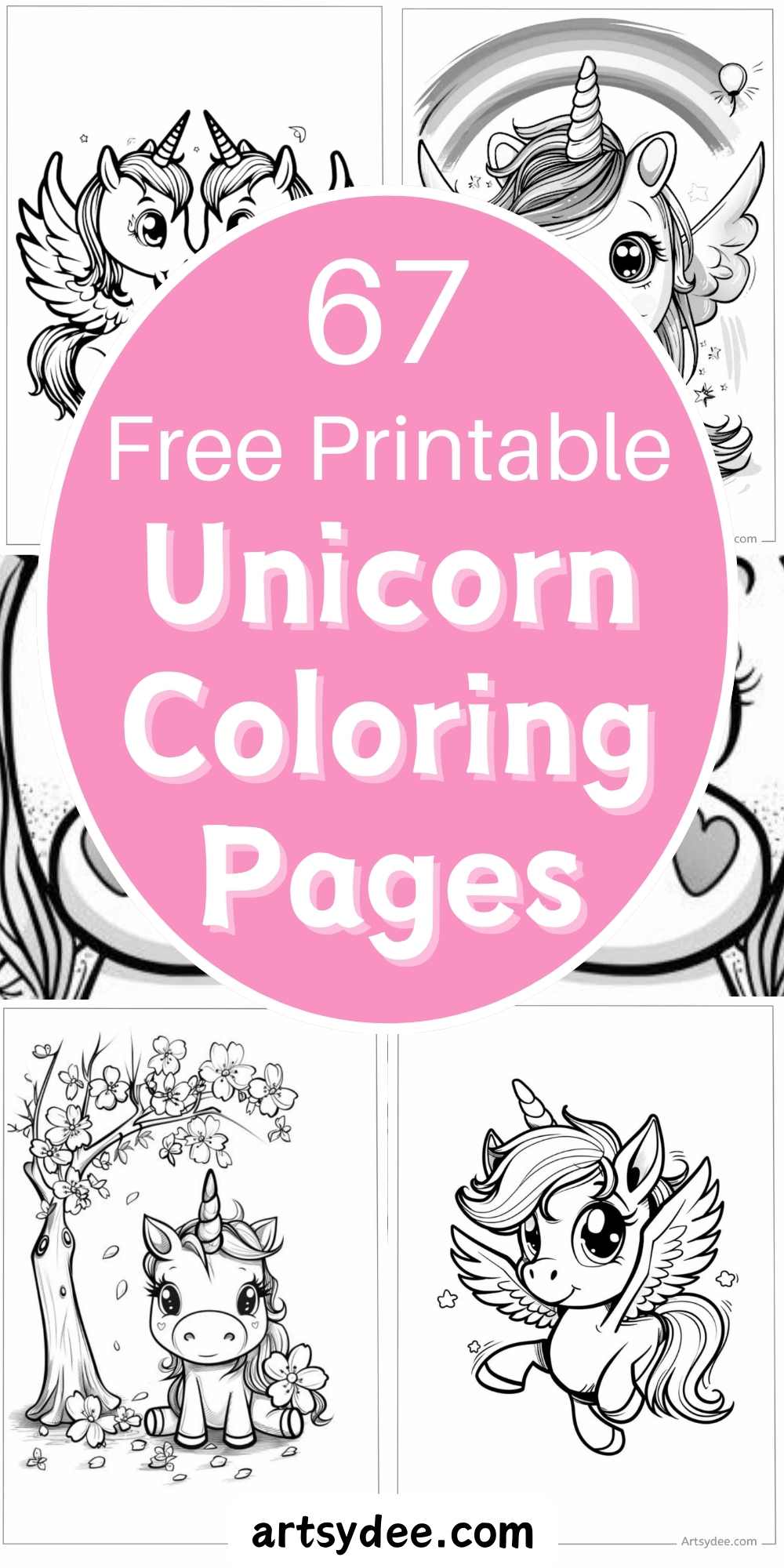 60+ Unicorn Coloring Pages: Free Printables for Magic Coloring