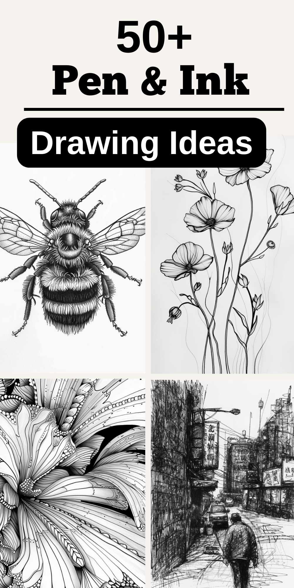 50+ Awesome Pen and Ink Drawing Ideas Inkspiration Unleashed
