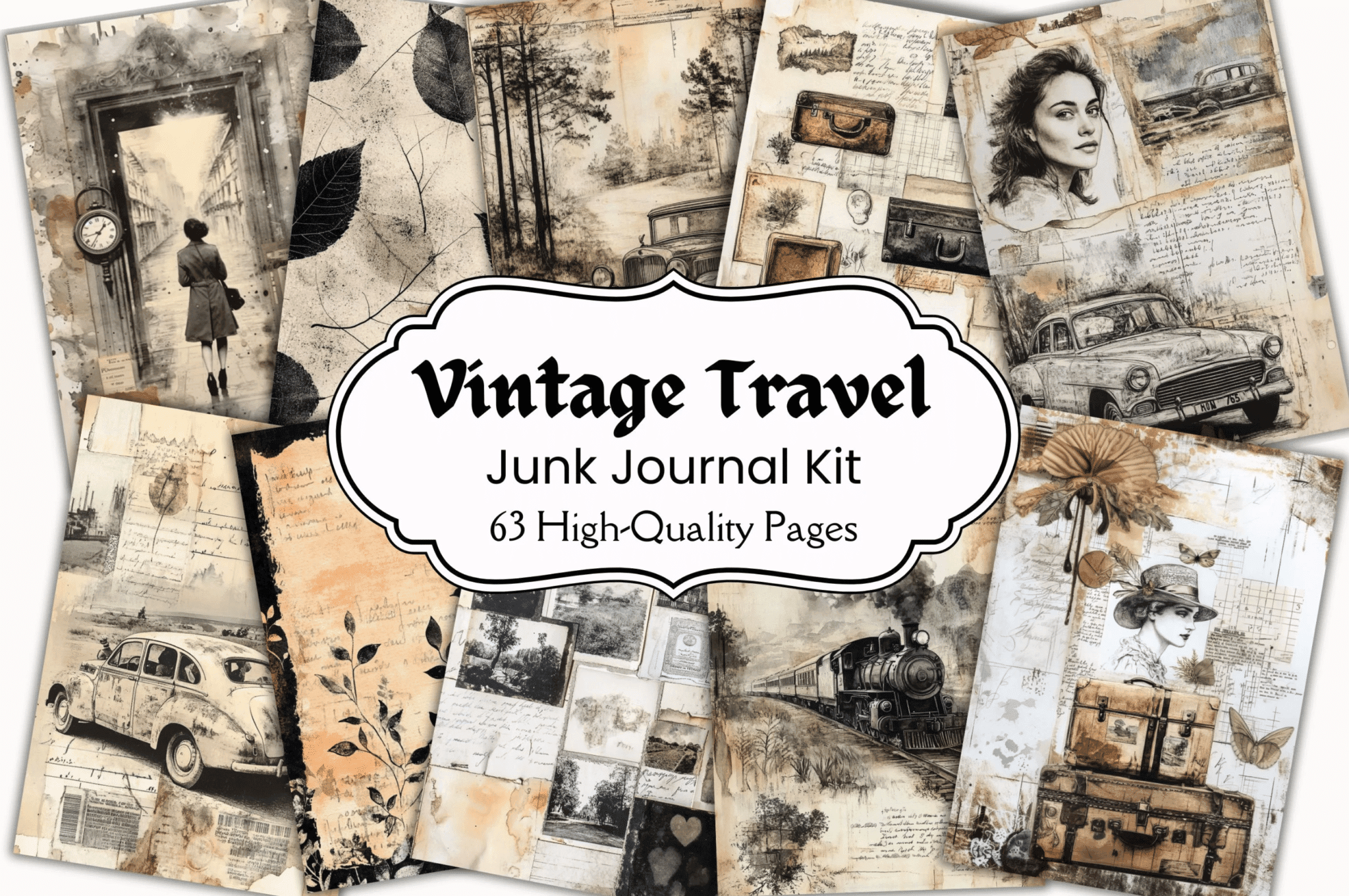 79 Free Spring Junk Journal Printables – Vintage Ephemera, Botanicals ...