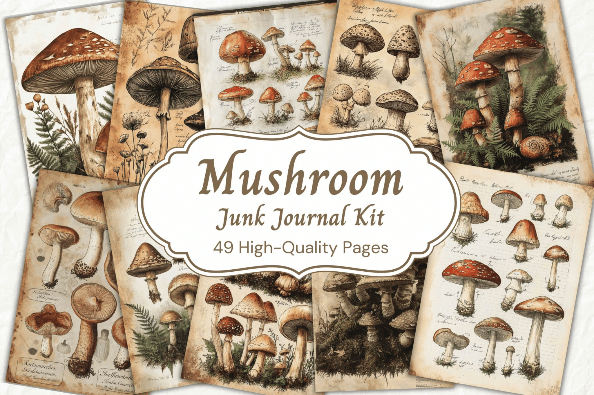 79 Free Spring Junk Journal Printables – Vintage Ephemera, Botanicals ...