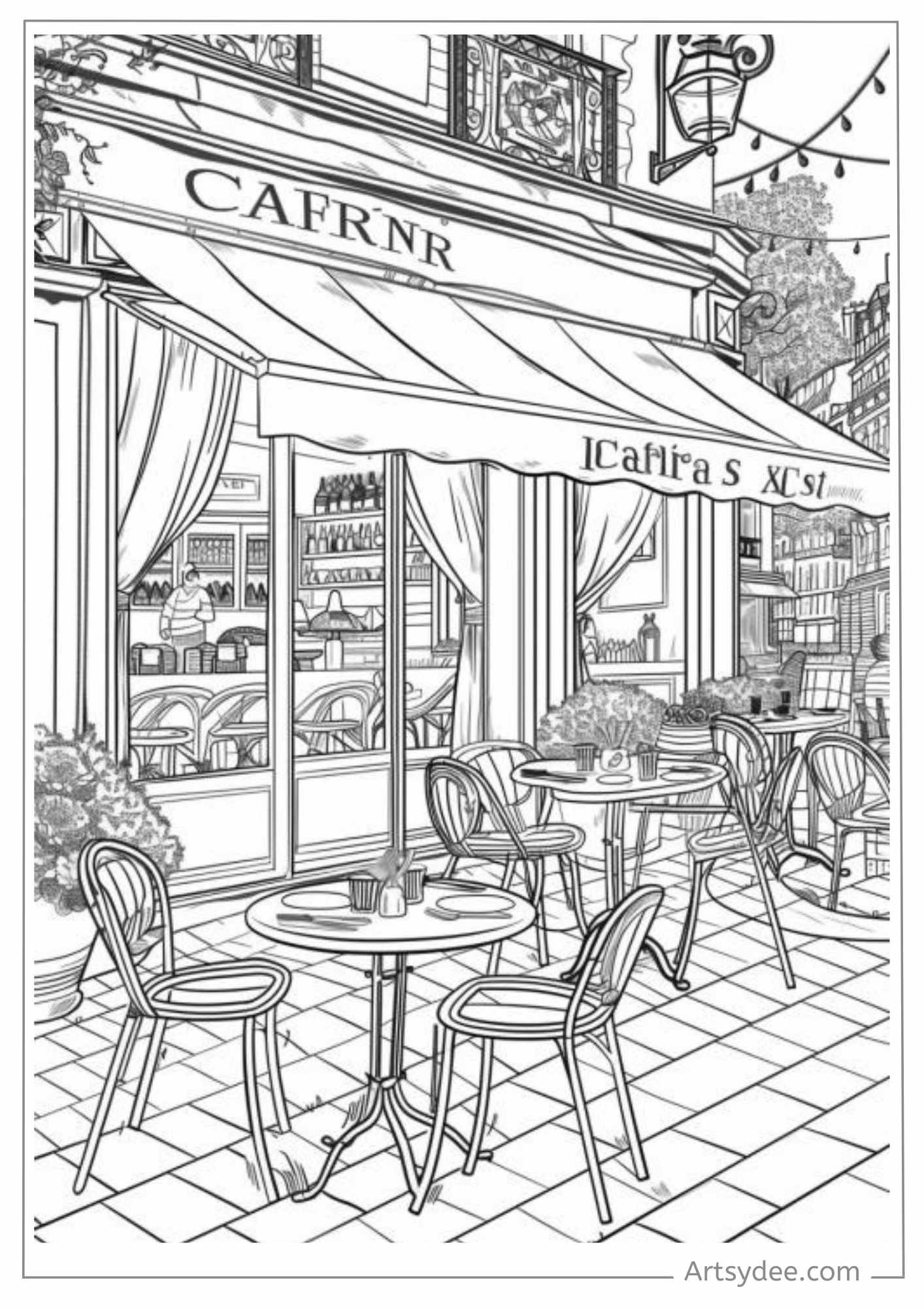 50+ Aesthetic Coloring Pages (Free Printable PDF!) - Artsydee - Drawing ...