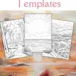 watercolor templates