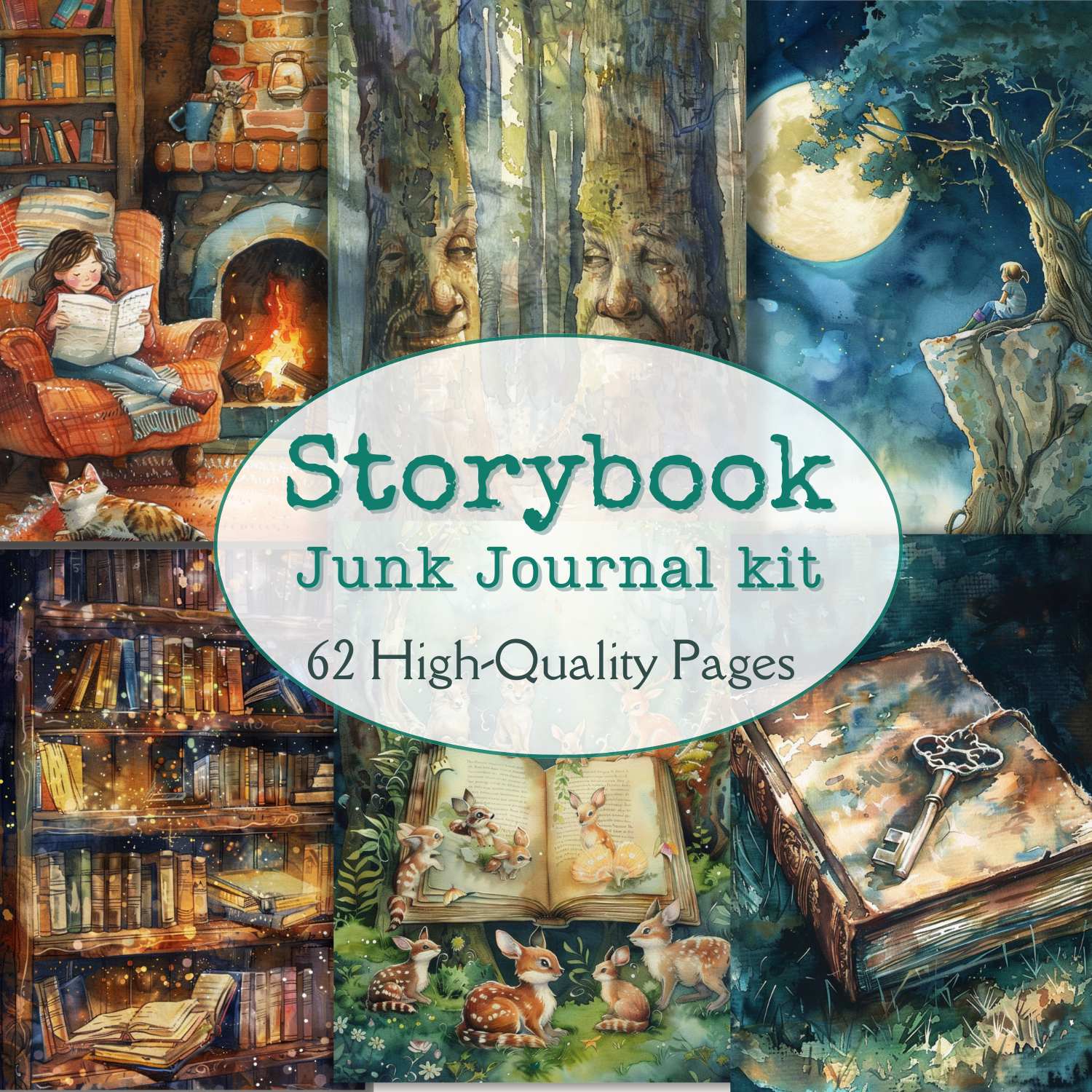 Childrens Storybook Junk Journal Kit