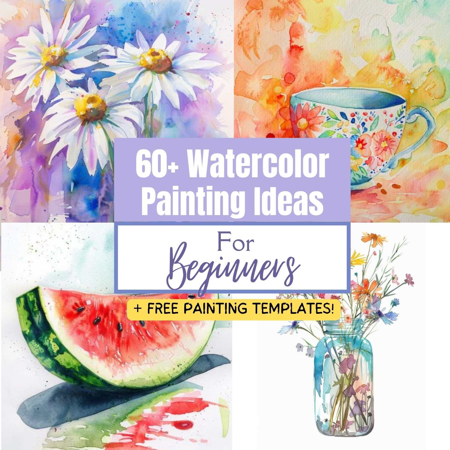 watercolor inspo and tutorials