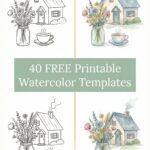 watercolor templates