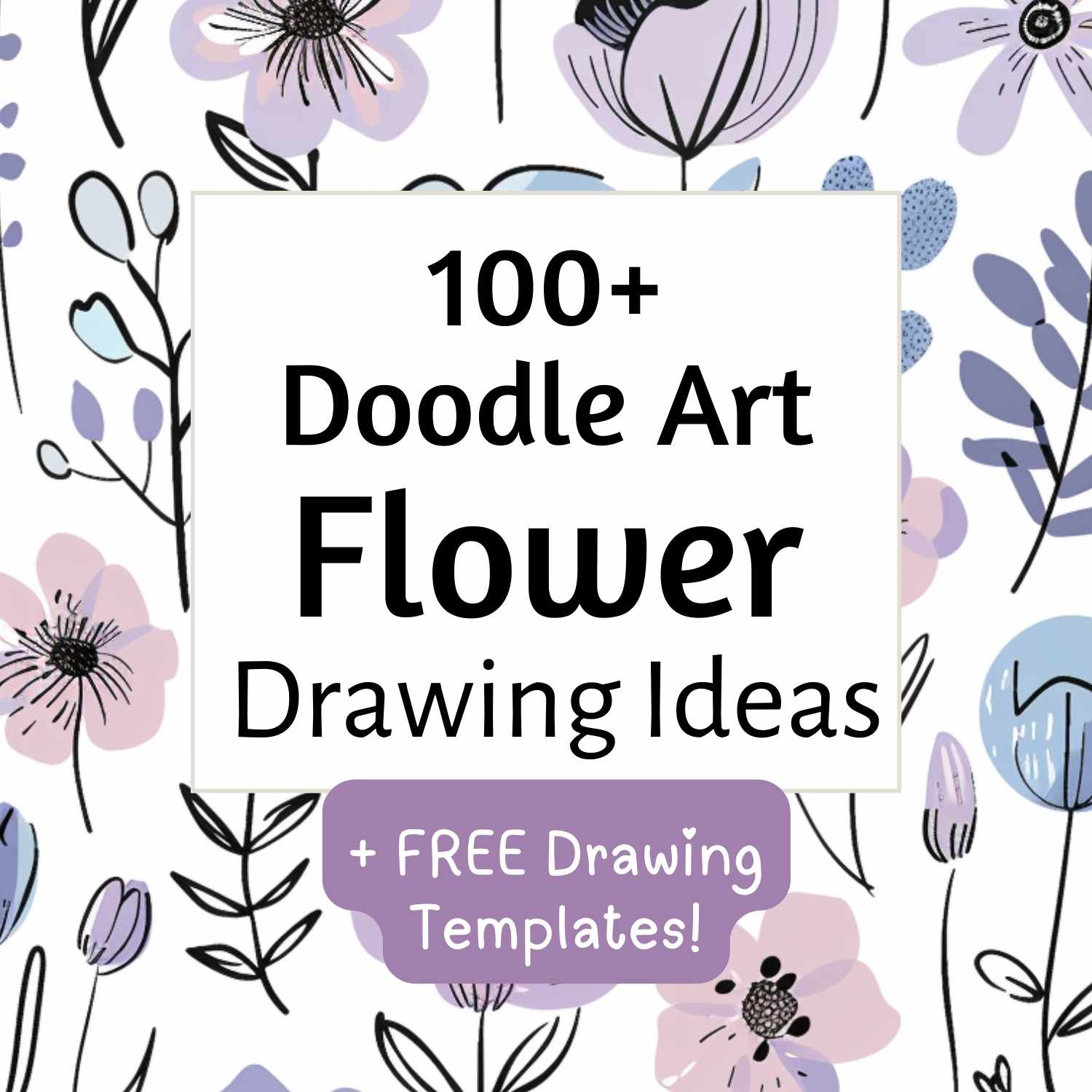 doodle art flowers drawing ideas Artsydee