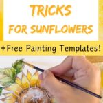 watercolor sunflower