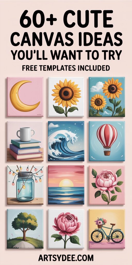 cute canvas painting ideas