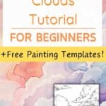 watercolor clouds