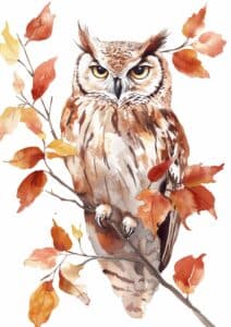 40+ Fall Watercolor Ideas (+FREE Printable Watercolor Templates ...
