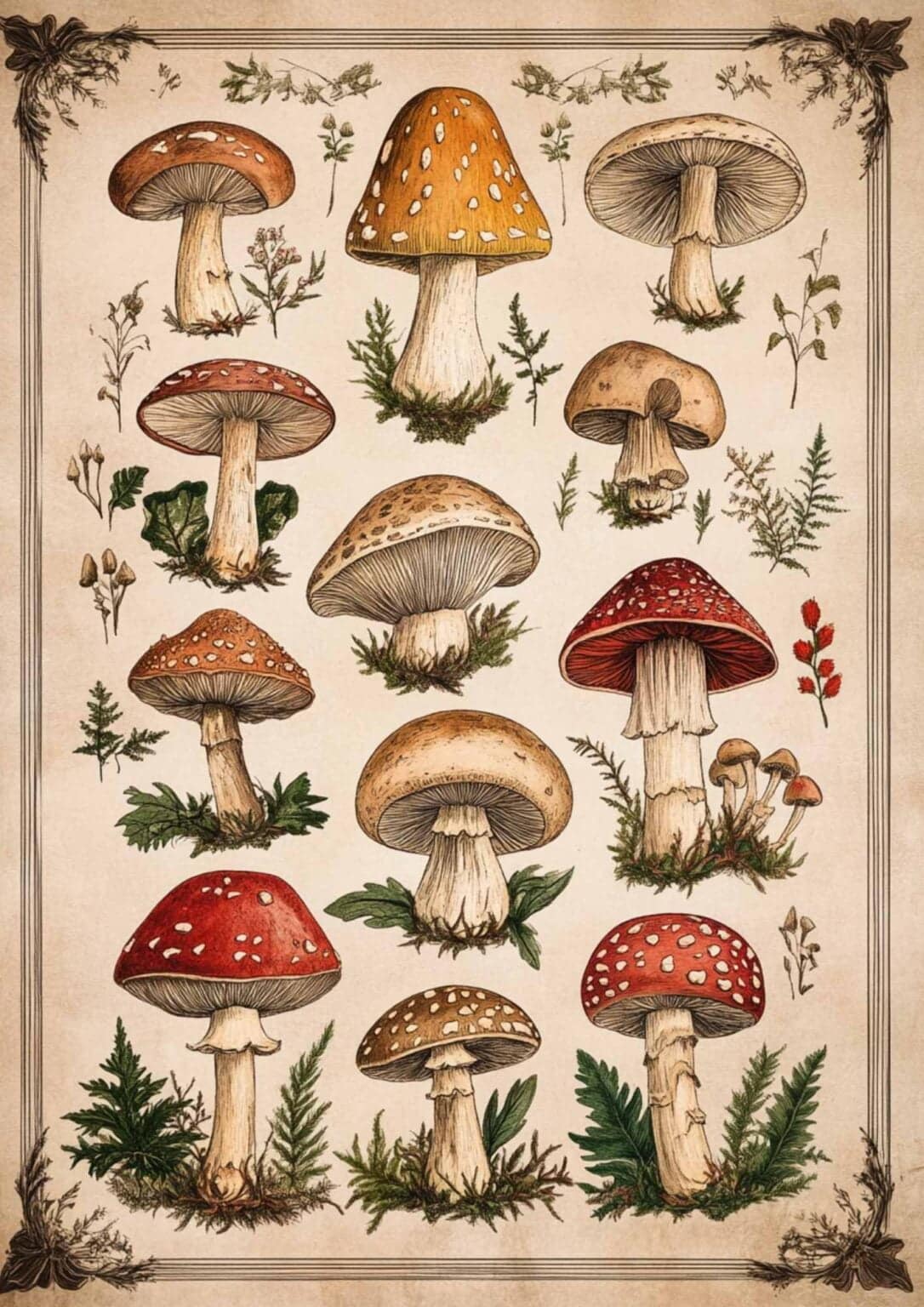 120+ Free Vintage Botanical Printables: Unleash Your Creativity ...