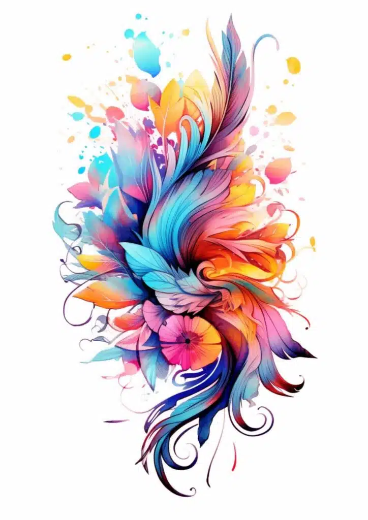 psychedelic tattoo