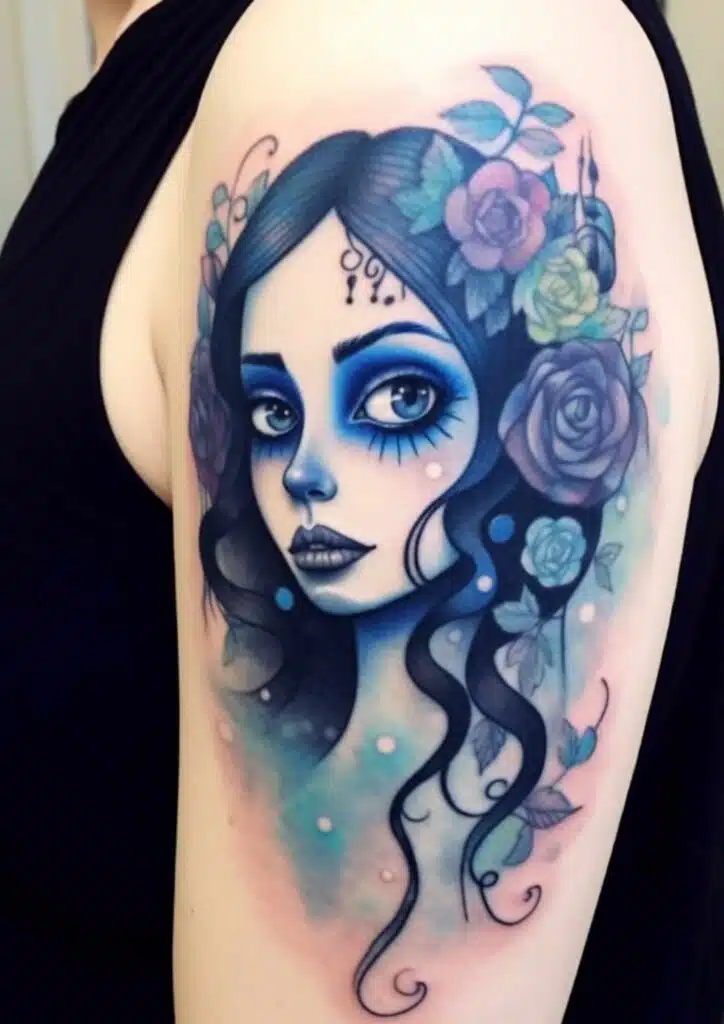 tim burton tattoo