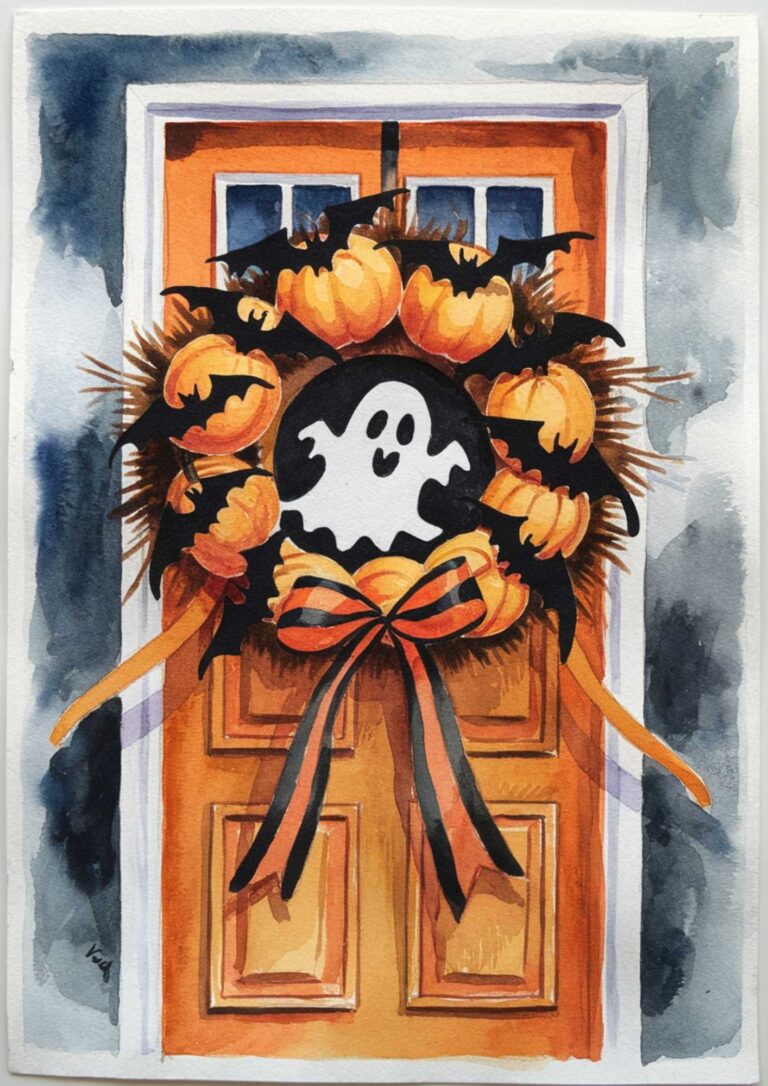 40+ Halloween Watercolor Ideas (+FREE Printable Painting Templates ...