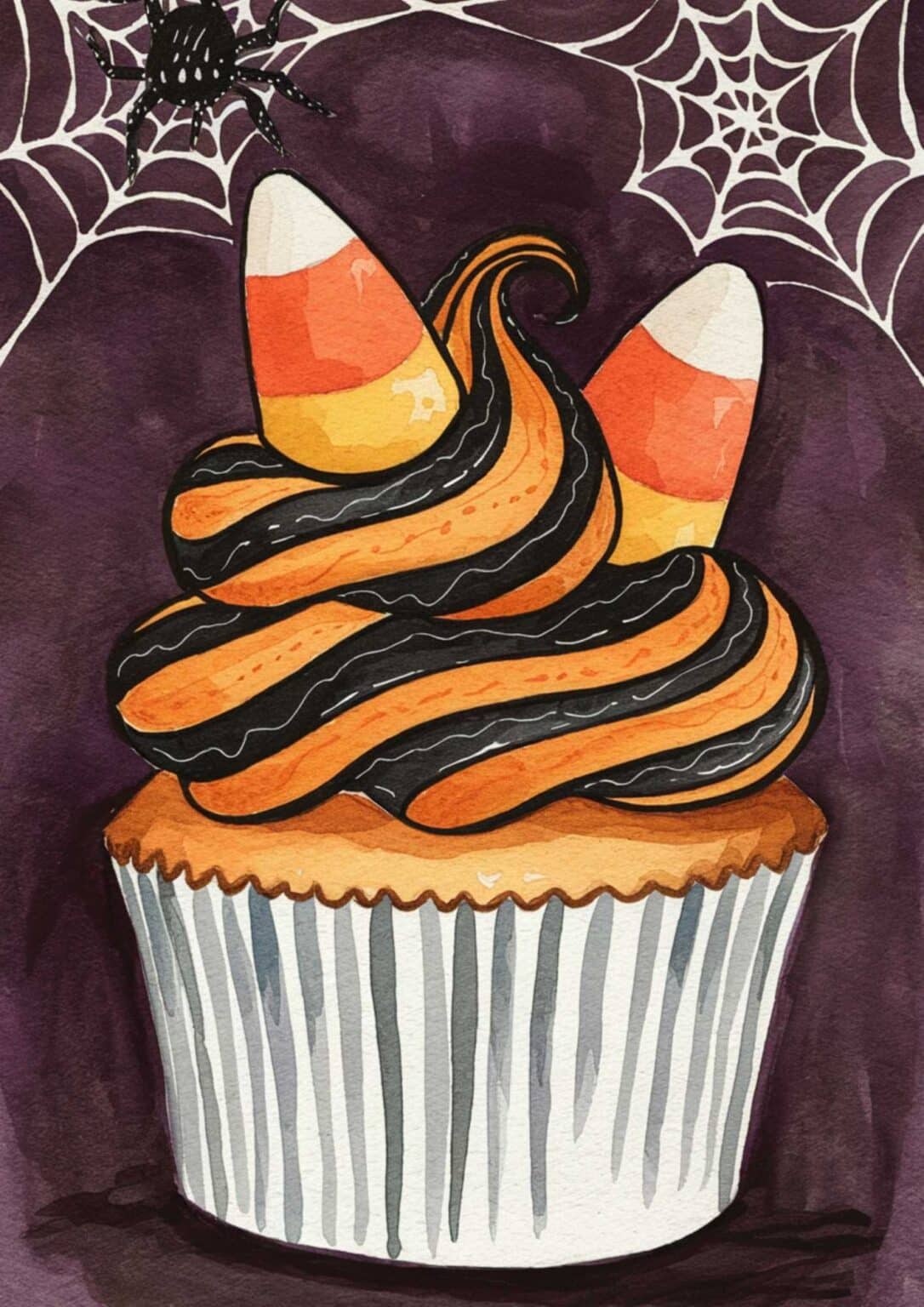 40+ Halloween Watercolor Ideas (+FREE Printable Painting Templates ...