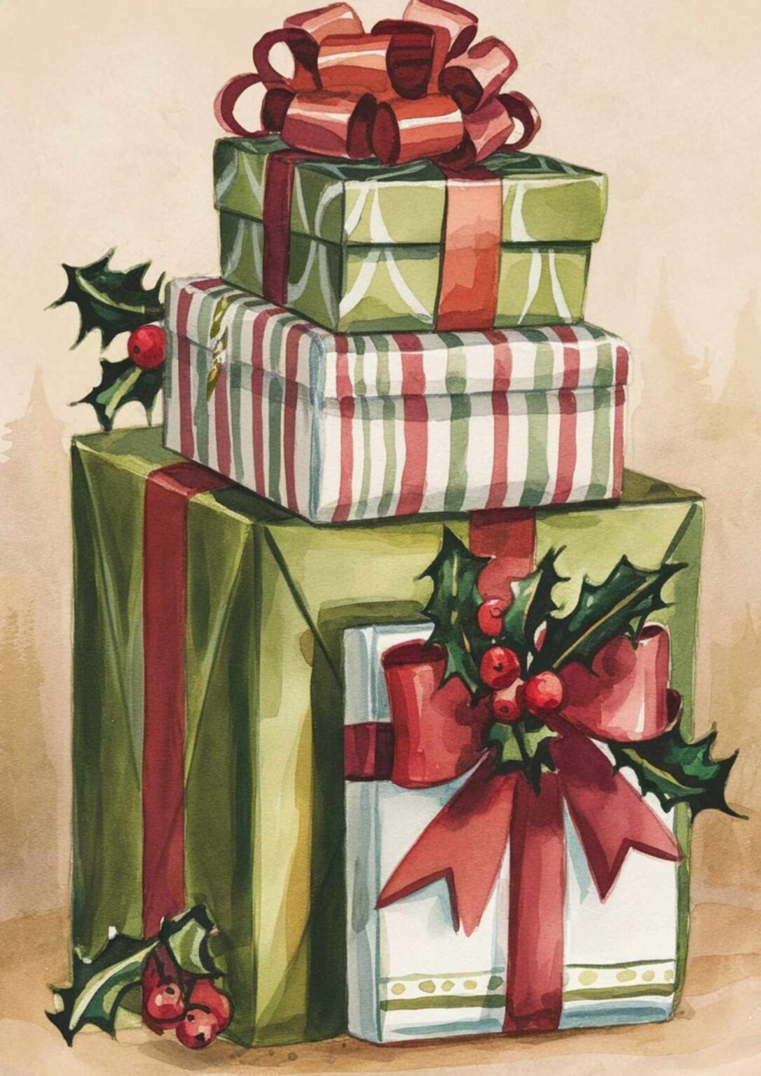 50+ Free Printable Vintage Christmas Botanicals - Artsydee - Drawing ...