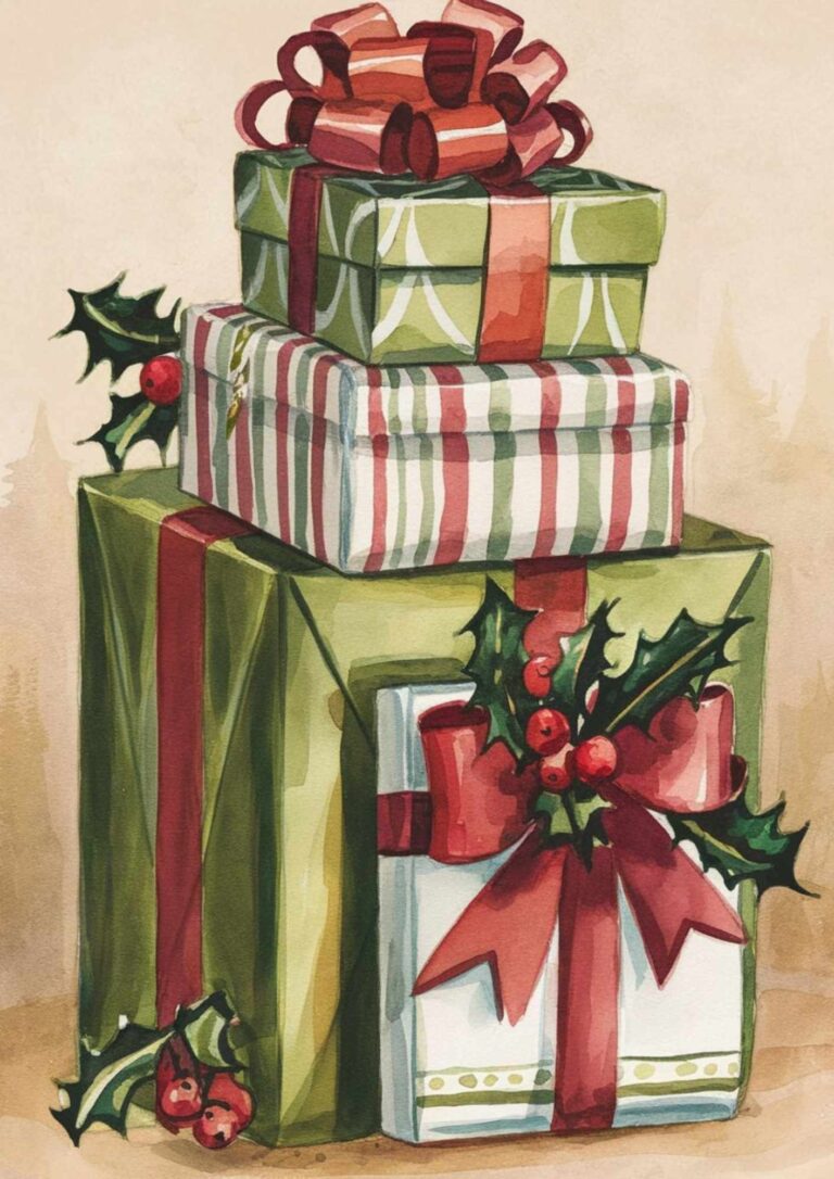50+ Free Printable Vintage Christmas Botanicals - Artsydee - Drawing ...