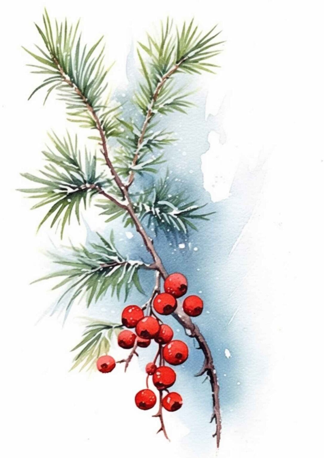 50+ Free Printable Vintage Christmas Botanicals - Artsydee - Drawing ...