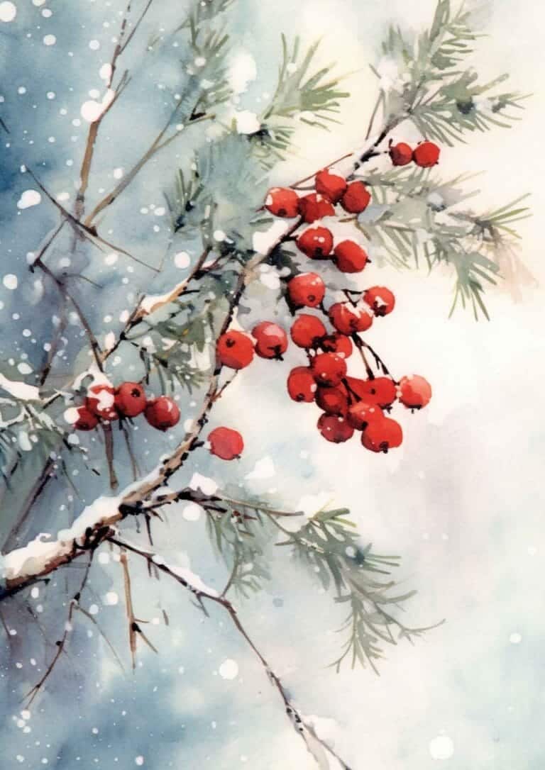 50+ Free Printable Vintage Christmas Botanicals - Artsydee - Drawing ...