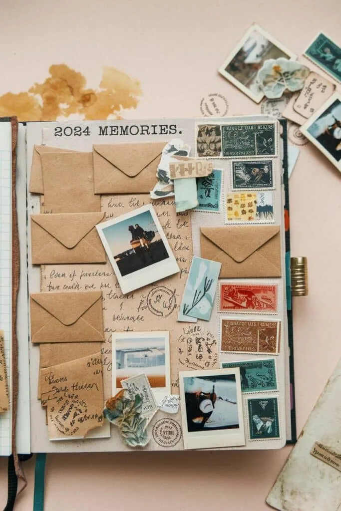 junk journal inspo aesthetic