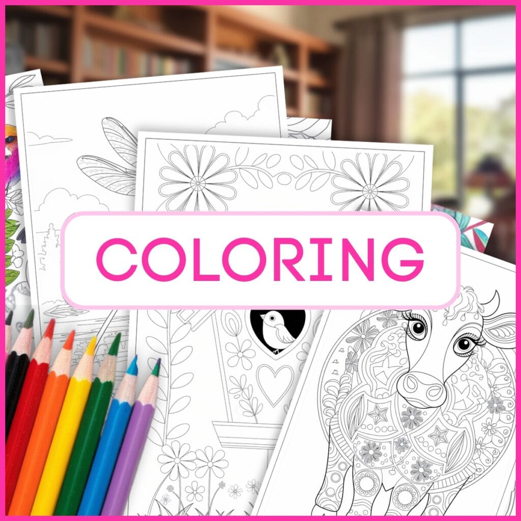 Coloring Artsydee Thumbnails for Homepage