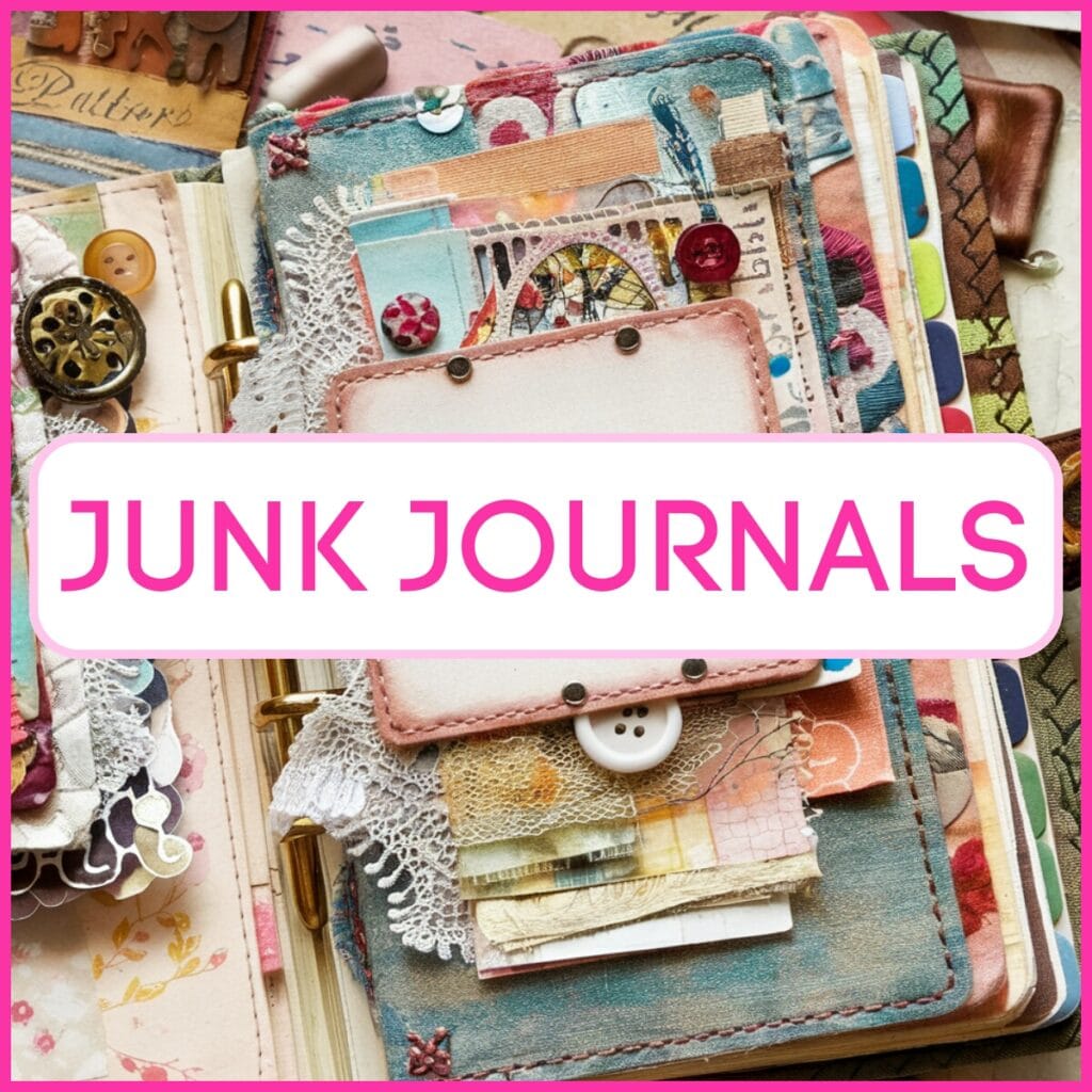 Junk Journals Artsydee Thumbnails for Homepage