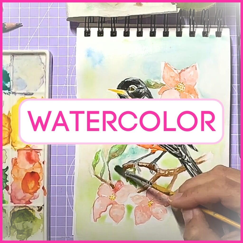 Watercolor Artsydee Thumbnails for Homepage