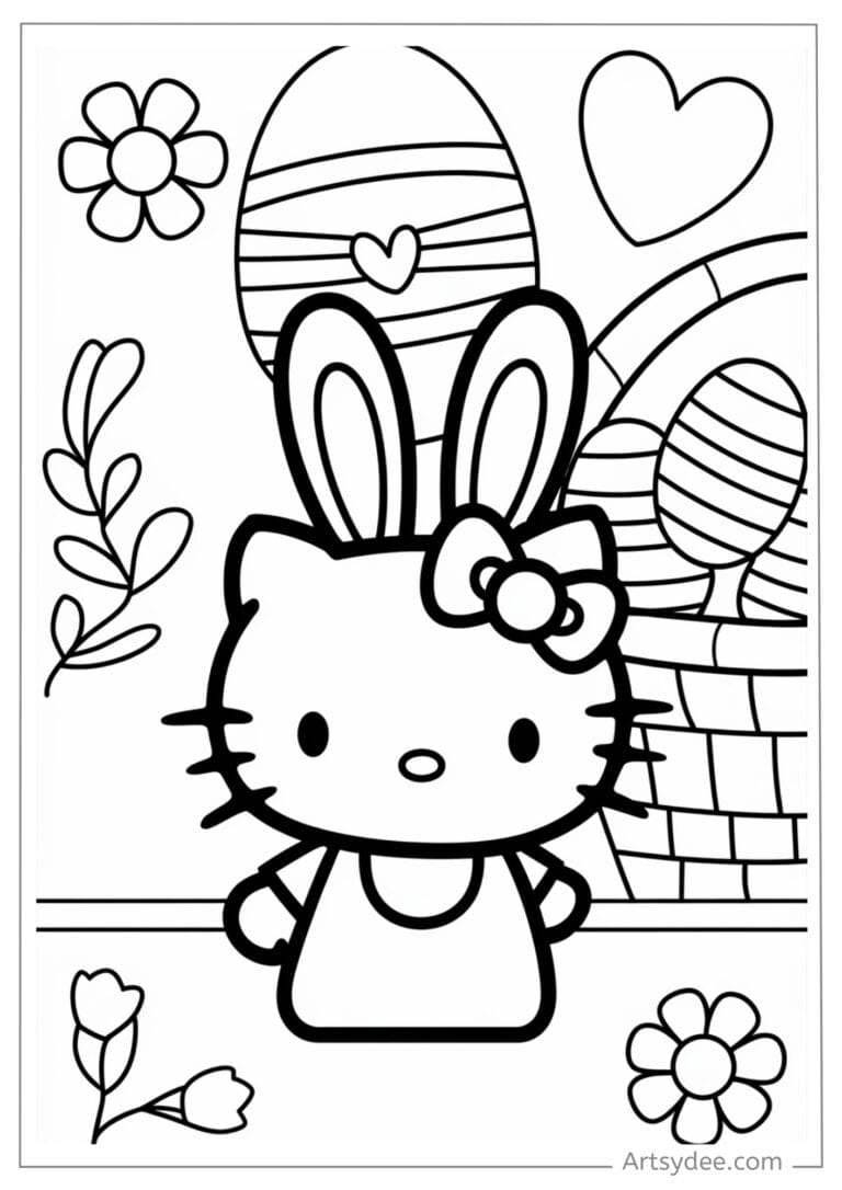 70+ Free Easter Coloring Pages for Kids & Adults (Printables ...