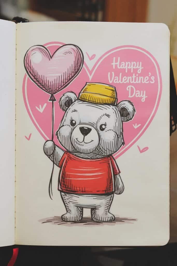 valentines drawings