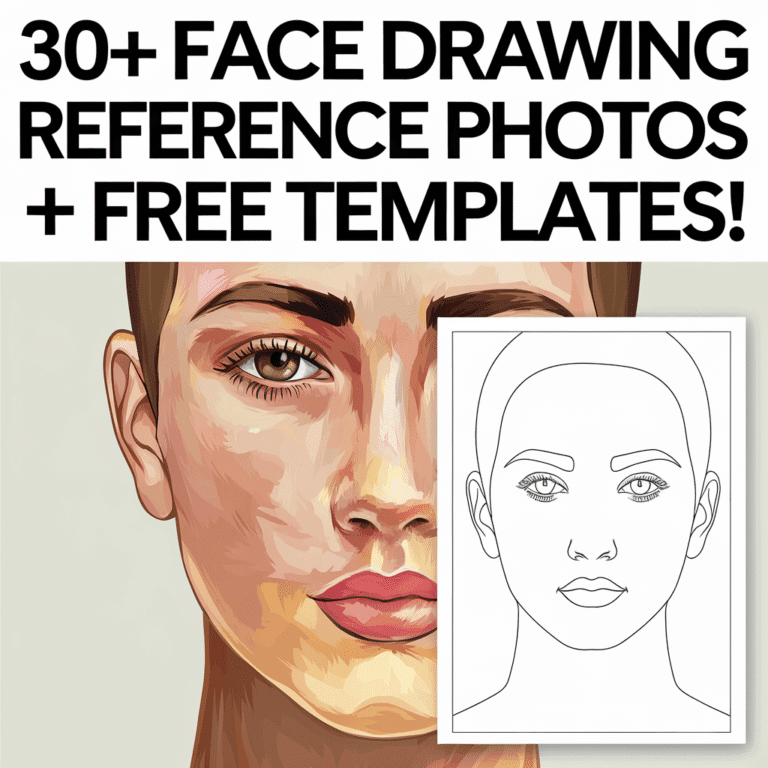 drawing reference photos faces templates artsydee